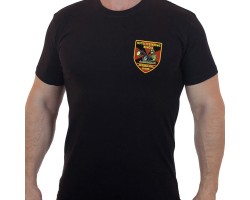 Чёрная футболка Мотострелковые войска