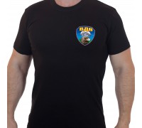 Чёрная футболка с термопринтом ВДВ
