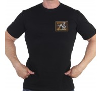 Черная футболка с термотрансфером в стиле Z 