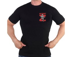 Черная футболка с термотрансфером Z 