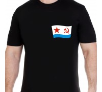 Черная футболка ВМФ СССР