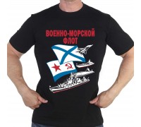 Чёрная футболка Военно-морского флота