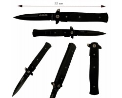 Черный нож-стилет Milano Stiletto №200 (4033)