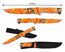 Дизайнерский нож с гербом СССР - отменно смотрится и на кухне, и отдыхе  №1813