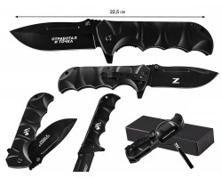 Складной нож бойца СВО с гравировкой 