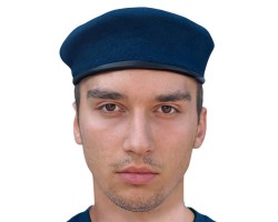 Синий берет ВВС, ВКС (Бесшовный, 100% шерсть)