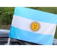 Флаг Аргентины на машину