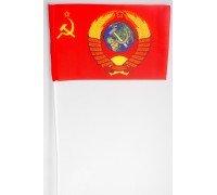 Флажок СССР с гербом 