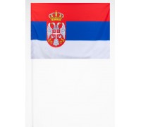 Флажок Сербии на палочке