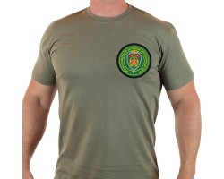 Армейская футболка с вышивкой для бойцов КЗПО