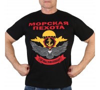 Мужская футболка Морской пехоты с девизом