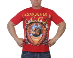 Красная футболка СССР