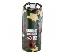 Герметичный мешок Sukhoi Superpack 20 л (камуфляж)