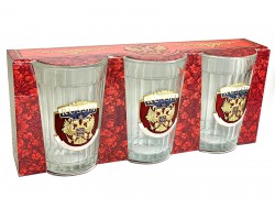 Коллекционные граненые стаканы «Russia»