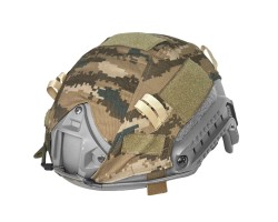 Кавер на боевой шлем (Digital Desert)* - Чехол изготовлен из прочного материала Cordura 800D, устойчивого к разрывам, зацепам, воздействию грязи и влаги, что позволяет надежно защитить сам тактический шлем №92