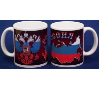 Кружка с Российским гербом