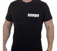Лаконичная мужская футболка Полиция