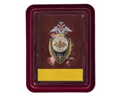 Латунный знак 