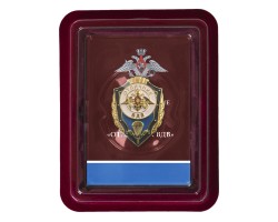 Латунный знак 