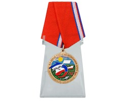 Медаль к 5-летию принятия Республики Крым в Российскую Федерацию на подставке