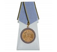 Медаль Ветеран боевых действий на Кавказе на подставке