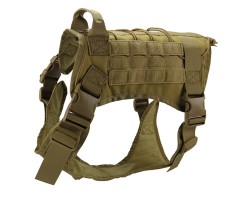 Модульный жилет для собак K9 Tactical (хаки-песок)