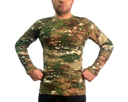 Мужская футболка с длинным рукавом в камуфляже Multicam