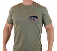 Мужская футболка с нашивкой Спецназ ГРУ
