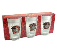Подарочный набор стаканов «Красная Армия»