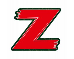 Наклейка на автомобиль «Z» (17х20 см) №505
