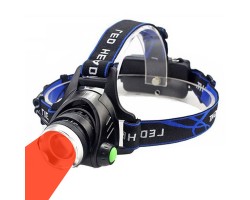 Налобный фонарь с красным светодиодом на СВО №21