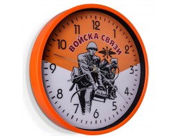 Настенные часы в подарок военному связисту