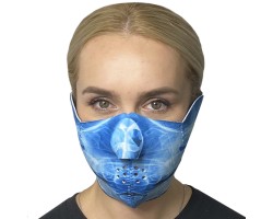 Неопреновая защитная антикоронавирусная маска Wild Wear Ghost