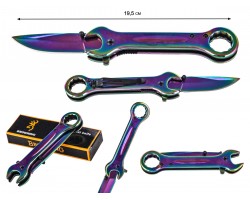 Нож с гаечными ключами Frost Cutlery FC12 Wrench Knife Linerlock Gray RB