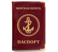 Обложка на паспорт с эмблемой Морской пехоты
