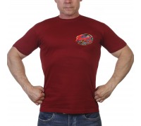 Однотонная мужская футболка 75 лет Победы