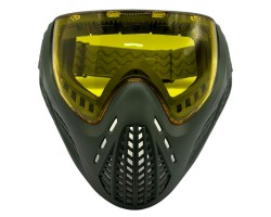 Оливковая защитная маска Virtue VIO Ascend для пейнтбола с желтой линзой