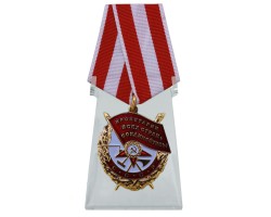 Орден Красного знамени на подставке