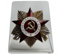 Орден Отечественной войны 1 степень на подставке