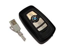 Отпугиватель собак в форме брелока BMW с дополнительными функциями фонарика и сирены№320