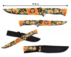 Патриотичный нож с гербом РФ - авторский дизайн, безупречное качество №1802