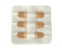 Пластырь-молния для тактической аптечки, в комплекте 3 шт (45 х 12 мм), телесные