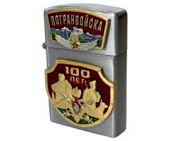 Легендарная зажигалка Zippo для пограничников! 2 в 1: коллекционная вещь и военно-туристический атрибут №121*