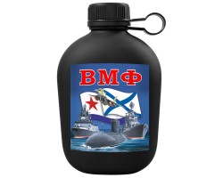 Походная фляга ВМФ (1 л, 19.5 х12 см)