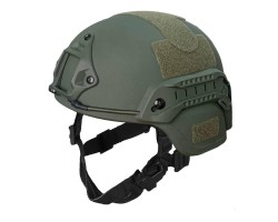 Баллистический композитный шлем ACH MICH NIJ IIIA Ops-Core (олива)