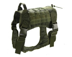 Разгрузочный жилет для собак K9 Tactical (хаки-олива)