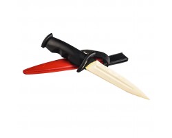 Резиновый нож для обучения ближнему бою (красные ножны)