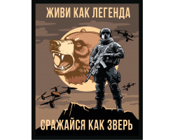 Шеврон на липучке 