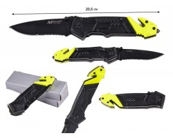 Складной аварийный нож Mtech MT-478C Rescue Folding/Pocket Knife (Фолдер, который должен всегда лежать в машине на экстренный случай. Скидка действует только этим летом!)№64