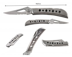 Складной нож с серрейтором Frost Cutlery Hawkeye Pocket Knife (США)